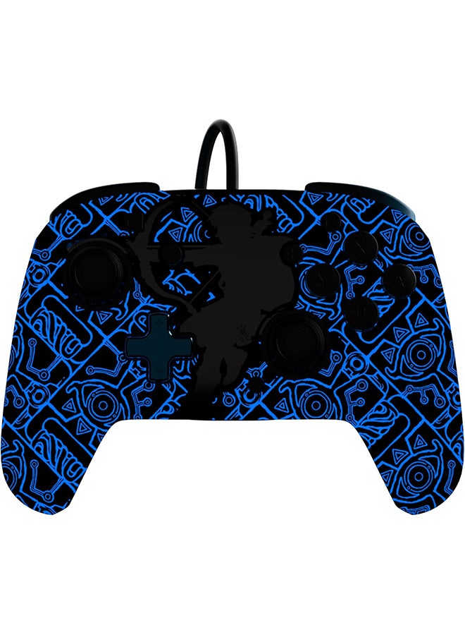 بي دي بي - Rematch GLOW Nintendo Switch Sheikah Shoot Wired Controller - Image 1