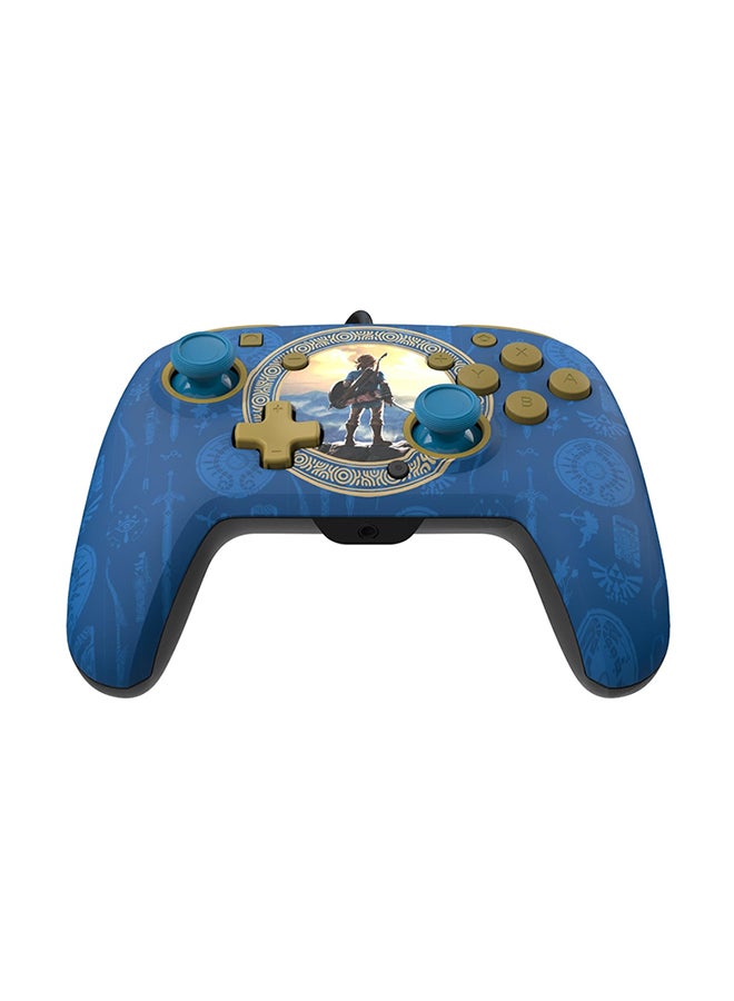 pdp - Rematch Nintendo Switch Hyrule Blue Wired Controller - Image 1