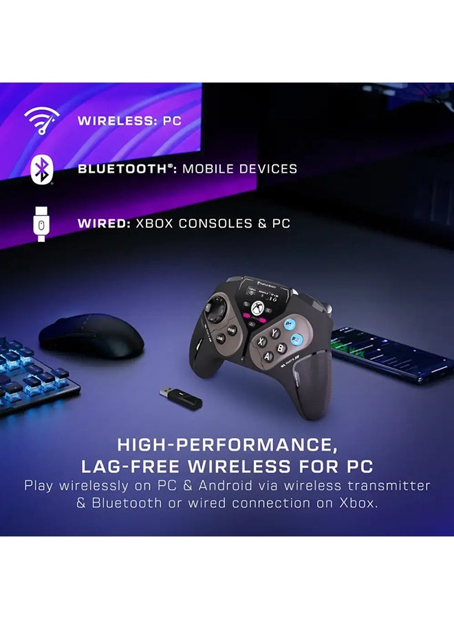 TURTLE BEACH Stealth Pivot Wireless Smart Game Controller - Windows PC, Xbox Series X|S, Xbox One, Android – Rotating Modules, Display Dashboard, Hall-Effect Sticks, Remappable Buttons, Bluetooth  - Image 2