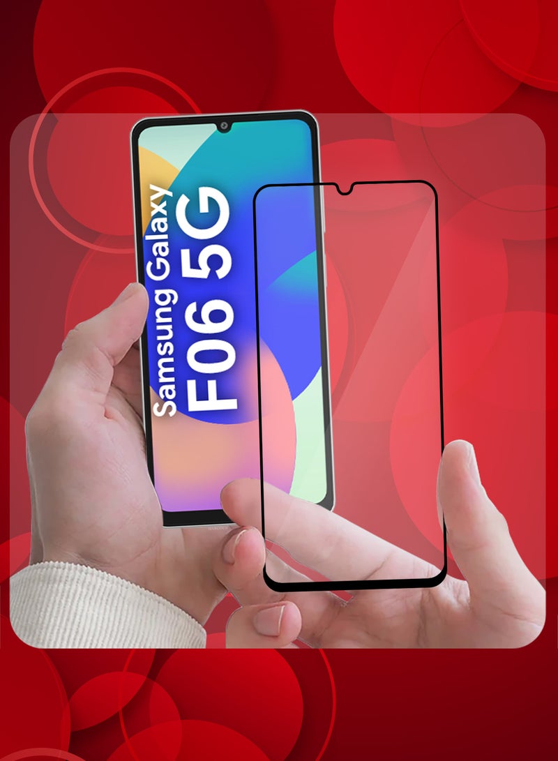 MARGOUN Samsung Galaxy F06 5G Screen Protector Tempered Glass, Protective Film Easy Installation Bubble Free clear-1 - Image 2
