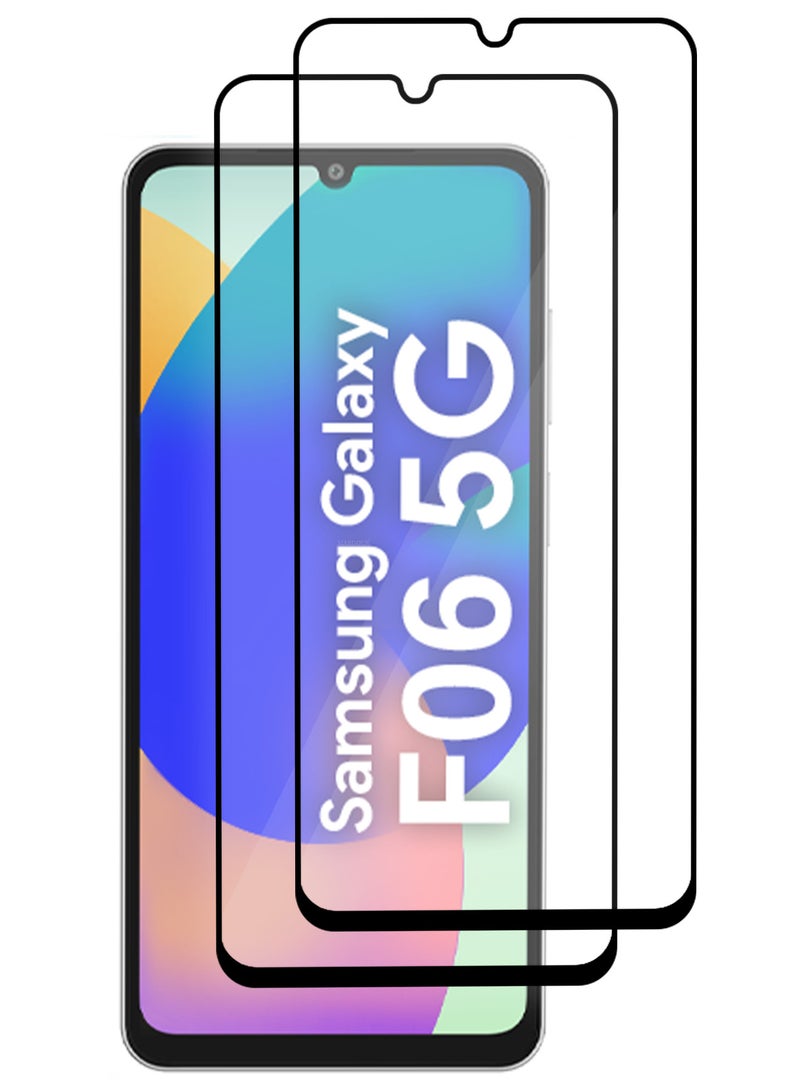 MARGOUN Samsung Galaxy F06 5G Screen Protector Tempered Glass 2 Pack, Protective Film Easy Installation Bubble Free clear-2 - Image 2