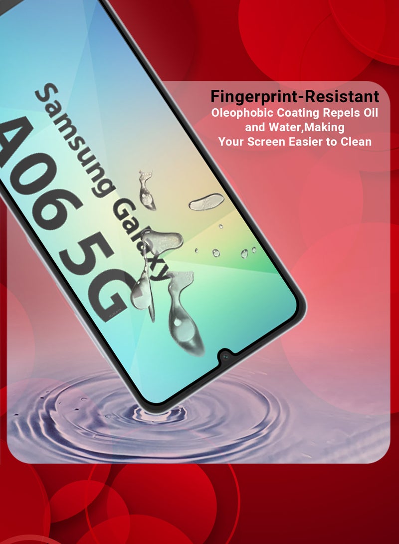 مارجون Samsung Galaxy A06 5G Screen Protector Tempered Glass, Protective Film Easy Installation Bubble Free clear-1 - Image 4