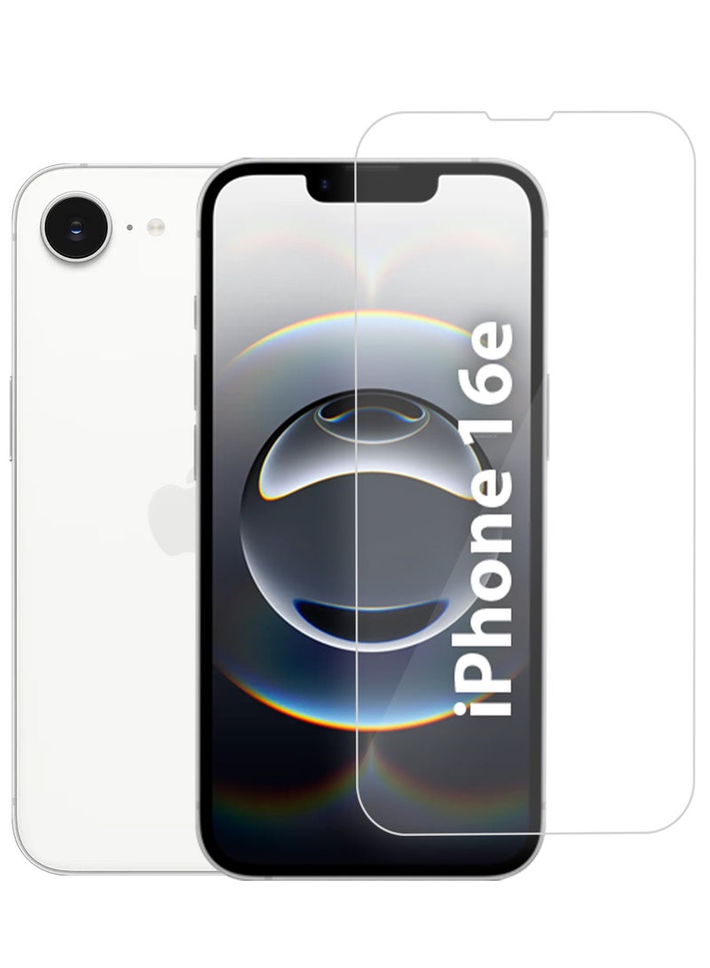 MARGOUN iPhone 16e Screen Protector Clear Tempered Glass Film, Case Friendly, 9H Hardness Clear-1 - Image 1
