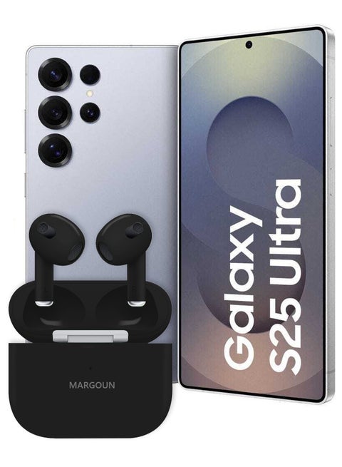 Wireless Earbuds 3rd Generation for Galaxy S25 Ultra, Bluetooth Headphones With Charging Case, In-Ear Headphones Hi-Fi Stereo Sound Noise Reduction - Black Black