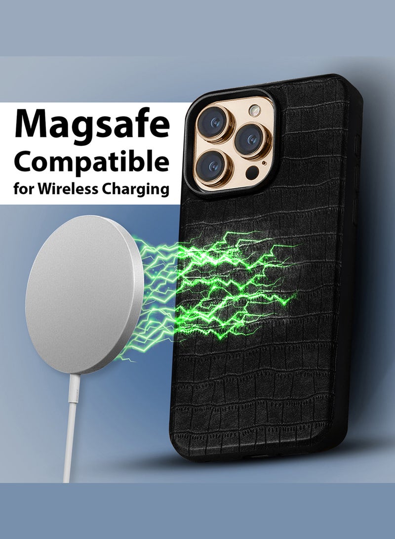 MARGOUN iPhone 16 Pro Max Case, Soft Flexible PU Leather, Durable Anti-Scratch Case with Detachable Classic Card Wallet Holder Black-1  - Image 5
