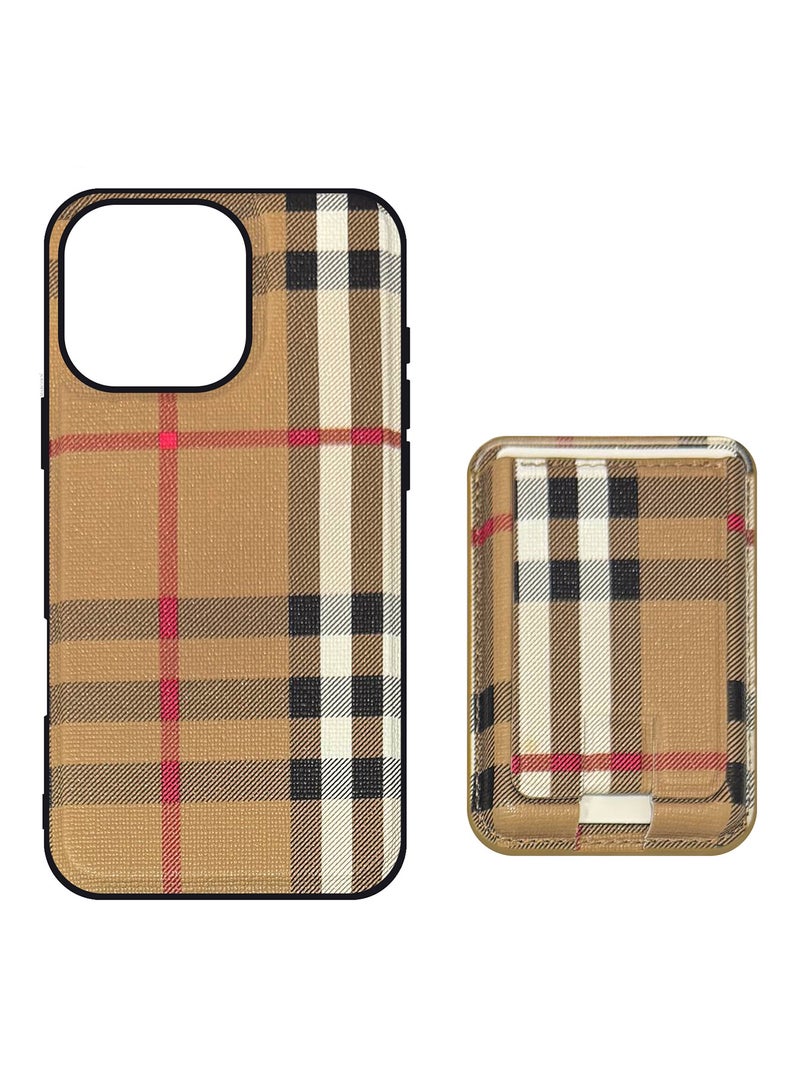 MARGOUN iPhone 16 Pro Max Case, Soft Flexible PU Leather, Durable Anti-Scratch Case with Detachable Classic Card Wallet Holder Brown-1  - Image 2