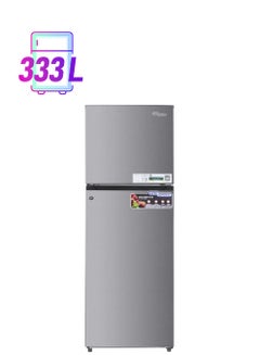 SUPER GENERAL 410L Gross &333L Net Capacity Top Mount Double Door Refrigerator with Dual Inverter Compressor, Total No Frost and LED Lighting- SGR415I Inox  - Image 1