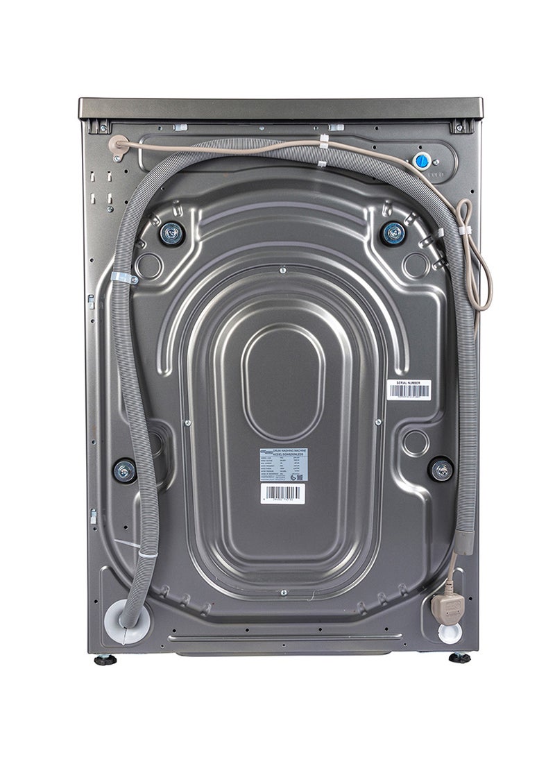 SUPER GENERAL - 8 Kg Front Load Washing Machine ,1400 RPM,15 Programs with Quick Wash and BLDC Inverter Motor, Built in Heater, LED Display SGW8250NLEDS Silver - Image 1