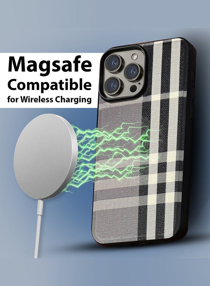 MARGOUN iPhone 15 Pro Max Case, Soft Flexible PU Leather, Durable Anti-Scratch Case with Detachable Classic Card Wallet Holder Greyblack-1  - Image 5