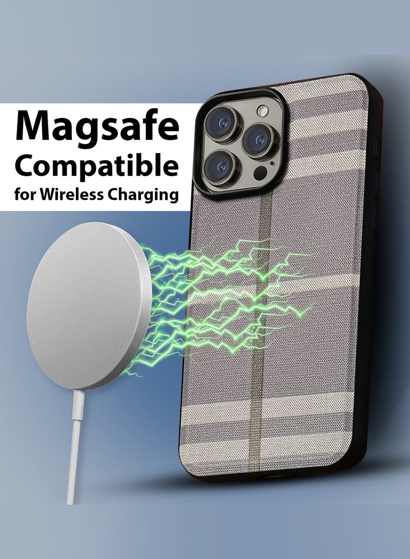 MARGOUN iPhone 15 Pro Max Case, Soft Flexible PU Leather, Durable Anti-Scratch Case with Detachable Classic Card Wallet Holder Greyish-1  - Image 5