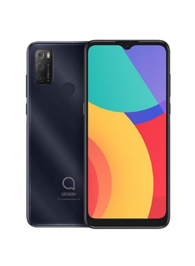 ألكاتل 1S ثنائي الشريحة 4G LTE 32GB ذاكرة داخلية 3GB ذاكرة عشوائية أندرويد 11 4000mAh - أسود أنيق - Image 1