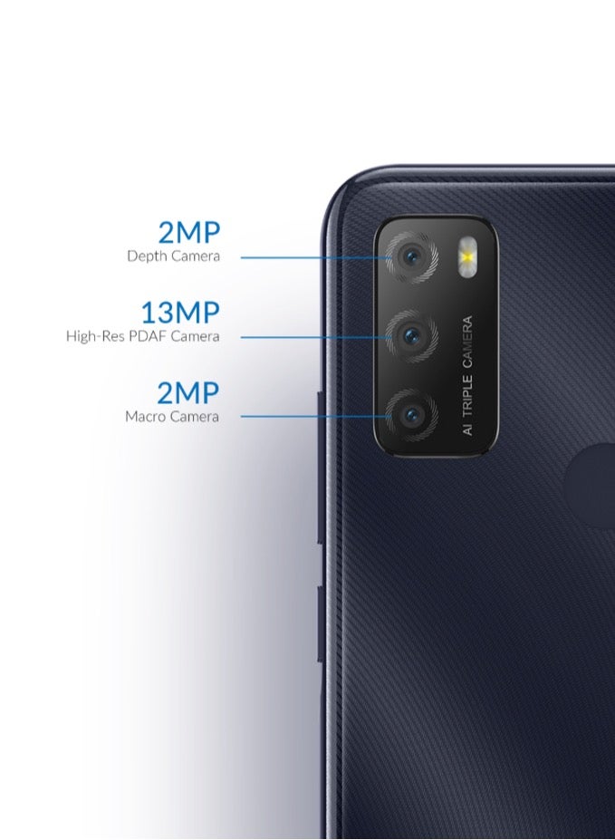 ألكاتل 1S ثنائي الشريحة 4G LTE 32GB ذاكرة داخلية 3GB ذاكرة عشوائية أندرويد 11 4000mAh - أسود أنيق - Image 5