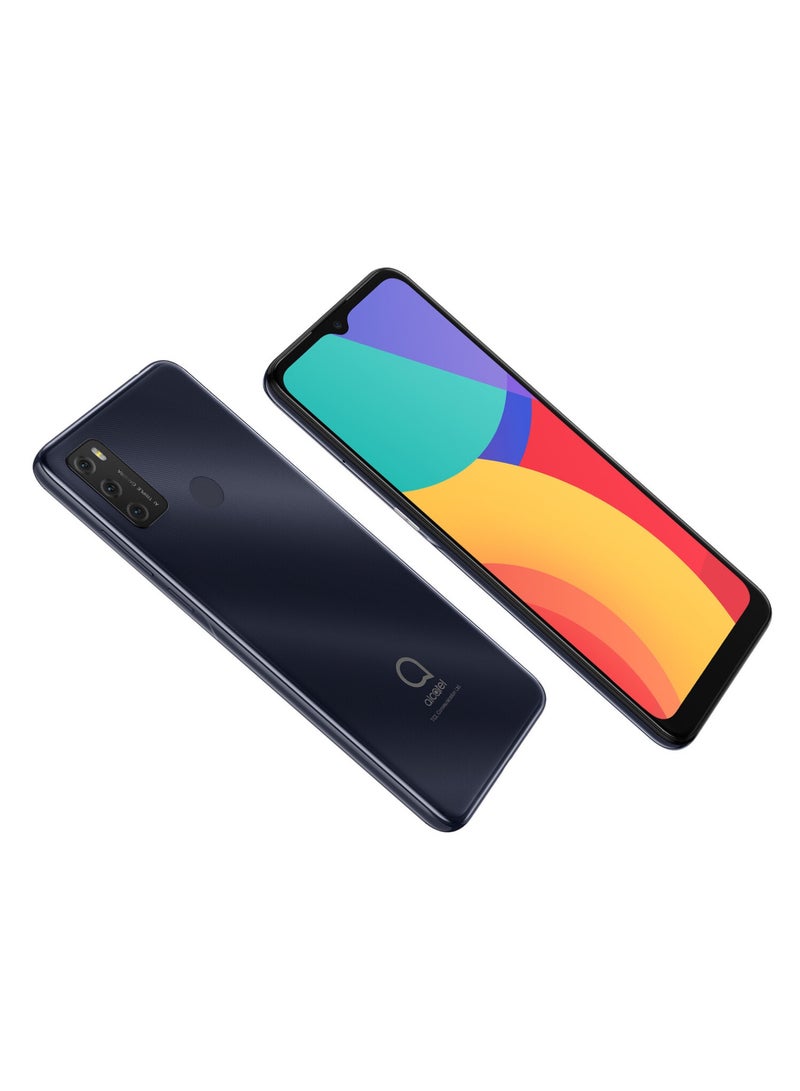 ألكاتل 1S ثنائي الشريحة 4G LTE 32GB ذاكرة داخلية 3GB ذاكرة عشوائية أندرويد 11 4000mAh - أسود أنيق - Image 3