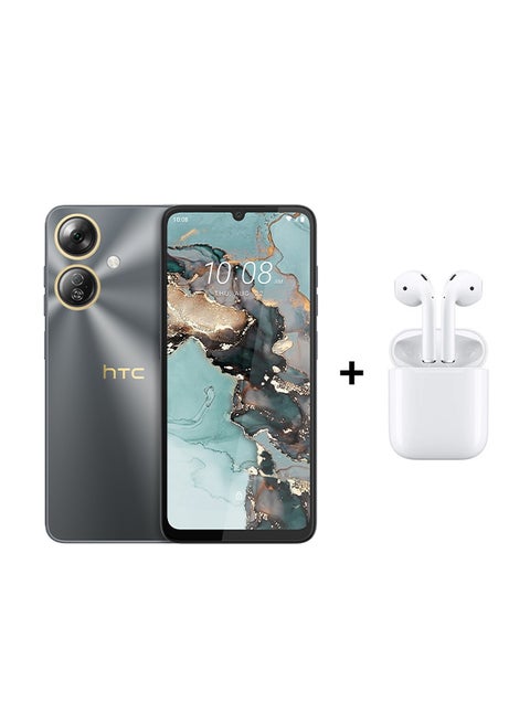 Wildfire E5 Plus 4G Dual SIM Grey 12*(6+6) GB RAM 128GB + Nextbot TWS Wireless Earbuds - Middle East Version