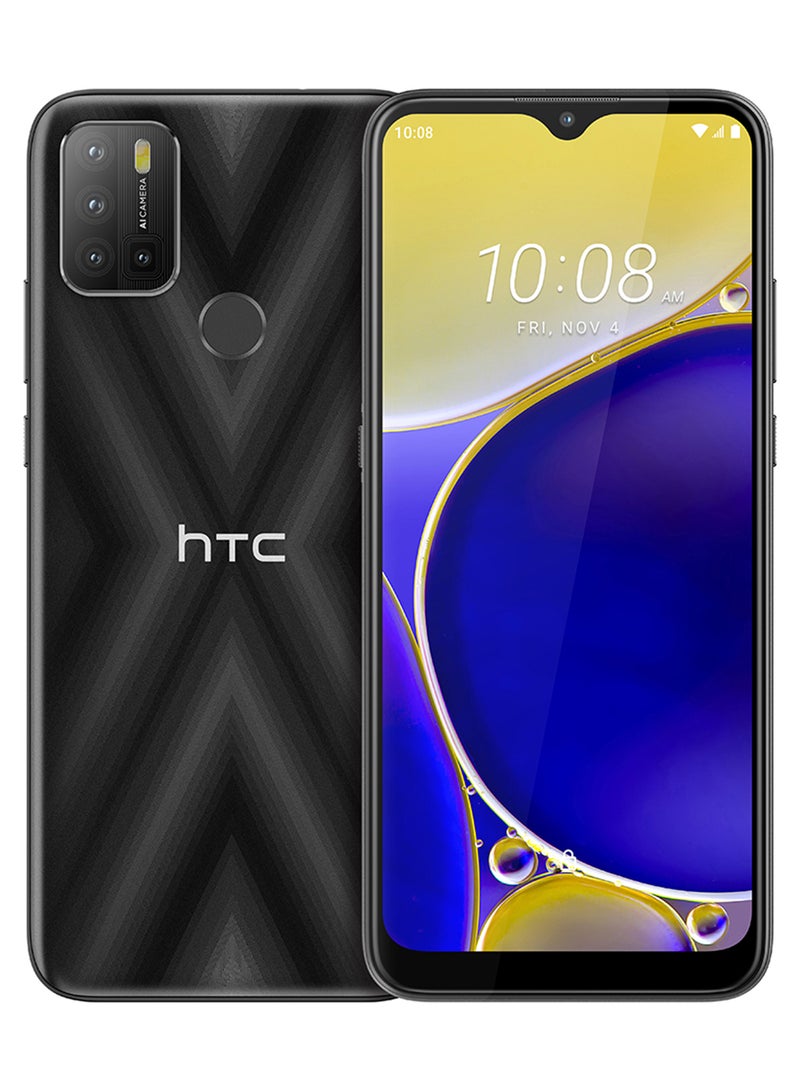 HTC - Wildfire E2 Play 4G Dual SIM Black 16*(8+8) GB RAM 128GB - International Version - Image 1