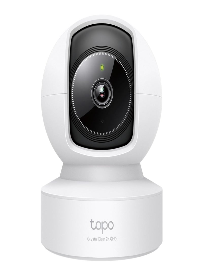 TP-LINK - 2K 4MP 360º Pan/Tilt AI Home Security Wi-Fi Camera, Person Detection, Two-Way Audio , Ethernet port support , Tapo C222 - Image 1