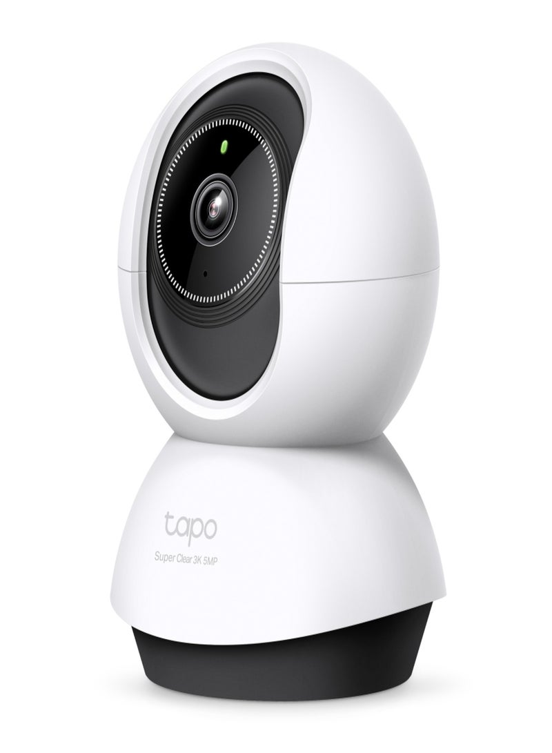 TP-LINK - Tapo TC74 3K 5MP (2880×1620 px) 360º  Pan/Tilt AI Home Security Wi-Fi Camera, Person Detection, Two-Way Audio - Image 1