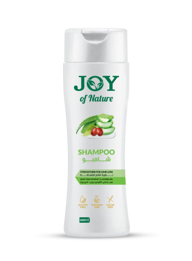 JOY - Alovera & Jojoba Shampoo  - White 200ml - Image 1