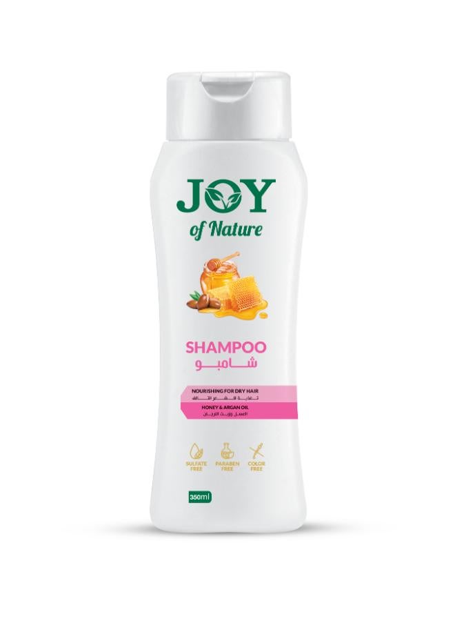 JOY - Honey & Argan Oil Shampoo  - White 350ml - Image 1