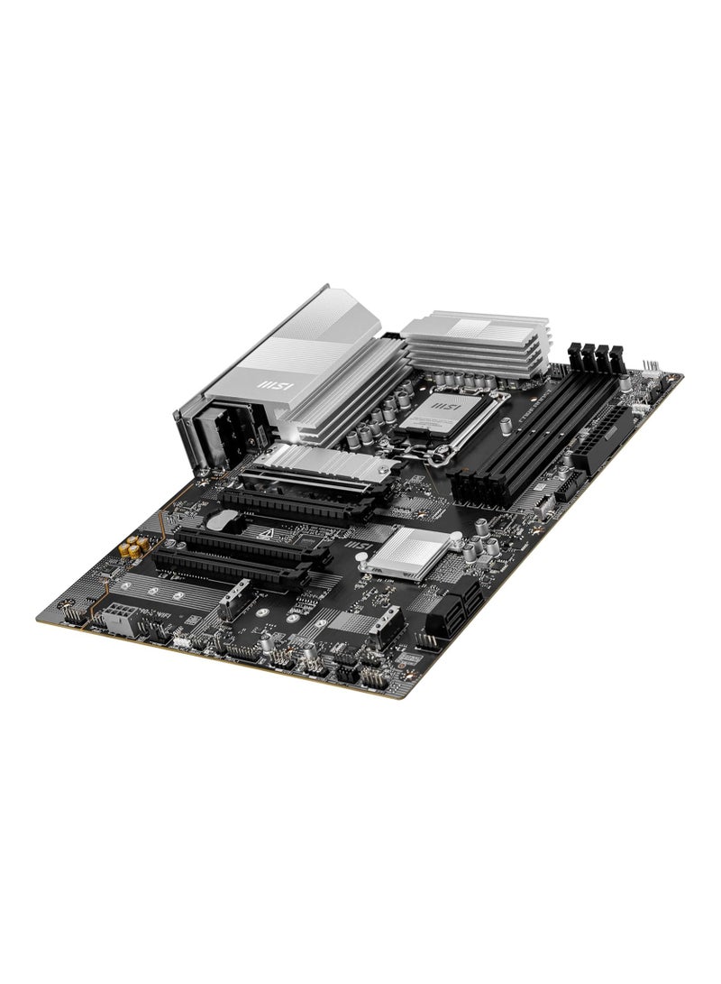 إم اس أي PRO Z890-S WiFi ProSeries Motherboard (Support Core Ultra Series 2 Intel Processors, LGA 1851, DDR5, PCIe 5.0, M.2, SATA, 2.5Gbps LAN, USB Type-C, Wi-Fi 7, Bluetooth 5.4, Thunderbolt 4, ATX) Grey  - Image 5
