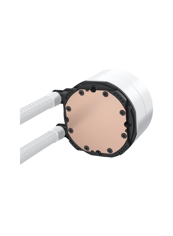 زيجماتيك LK 240 ديجيتال أركتيك (WH AIO، رأس مضخة LCD الرقمية ومروحة 240 مم PWM، وحدة تحكم ARGB صغيرة، مجموعة تثبيت إنتل وأيه إم دي) - Image 5