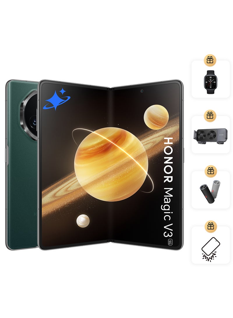 هونور Magic V3 5G Dual SIM Green 12GB RAM 512GB With Free Gifts And Screen Damage Protection - Middle East Version  - Image 1