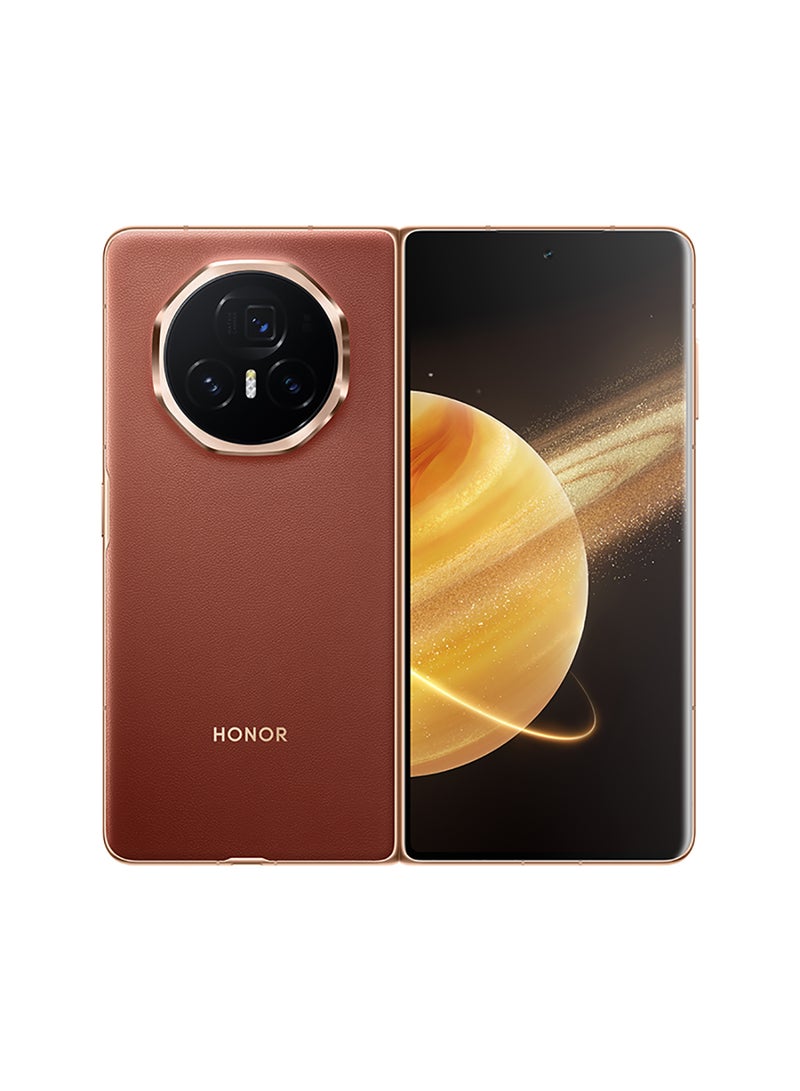 Honor Magic V3 5G Dual SIM Reddish Brown 12GB RAM 512GB With Free Gifts And Screen Damage Protection - Middle East Version  - Image 2