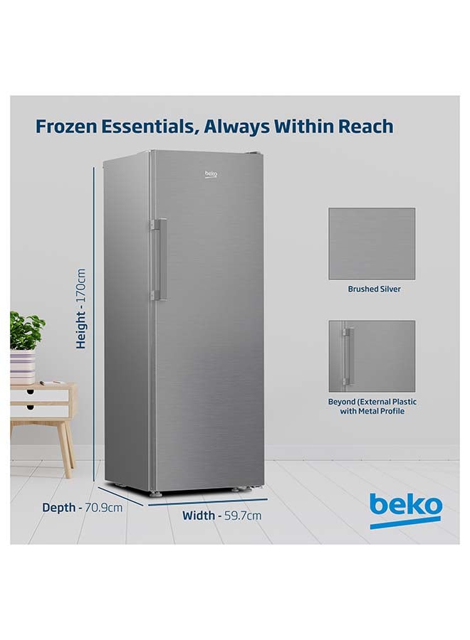 بيكو فريزر عمودي سعة 291 لتر إجمالي (260 صافي)، باب واحد، بدون صقيع، ضجيج منخفض، باب قابل للعكس، تركيب سلس - Image 4