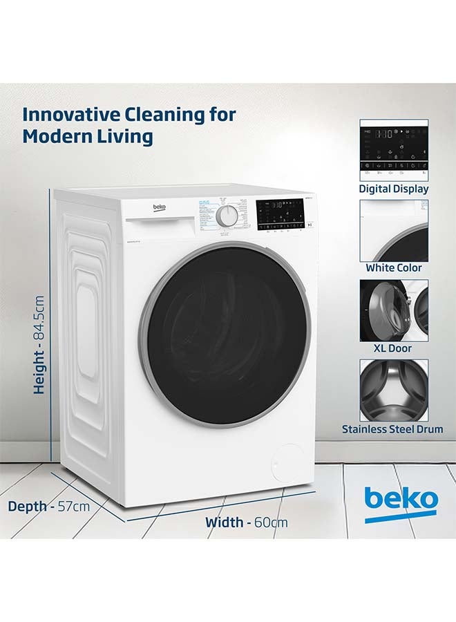 بيكو غسالة/مجفف 8/5 كجم، 1400 دورة في الدقيقة، 15 برنامج، ضوضاء منخفضة، برنامج غسيل وارتداء، غسيل بخاري، غسيل وتجفيف Hygiene+، غسيل سريع 14/28 دقيقة، ضمان 10 سنوات على محرك ProSmart العاكس - Image 4
