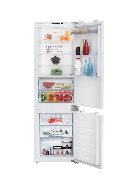 Builtin Refrigerator 300 Liters Gross(237 Net) Capacity, Double Door, Bottom Mount, No Frost, Harvest Fresh Technology, NeoFrost Dual Cooling, Low Noise, 10 Years Warranty on ProSmart Inverter Compressor BCN130 White