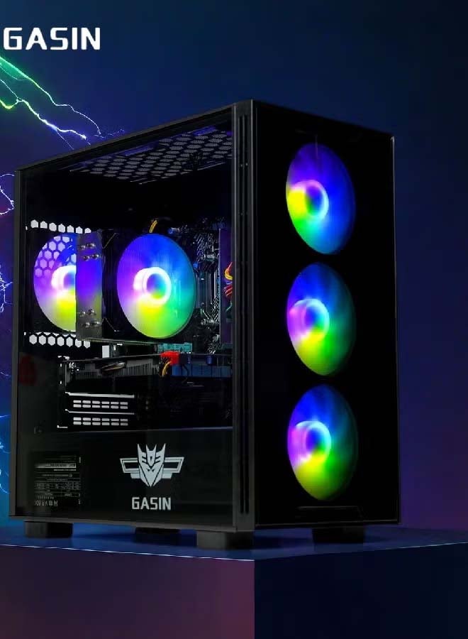 Gasin Gaming PC With Core i5-12490F Processor/16GB RAM DDR4/1TB SSD/8GB Nvidia GeForce RTX 3050 Graphics Card/Windows 11/ Black - Image 4