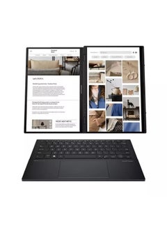 ASUS Zenbook Duo Laptop With 14 Inch 3K (2880x1800) OLED Display 120Hz,Intel  Core Ultra 7- 255H Processor/ 1TB SSD/32GB RAM DDR5/Windows 11 Home/Intel Arc Graphics/ English/Arabic Inkwell Gray  - Image 4