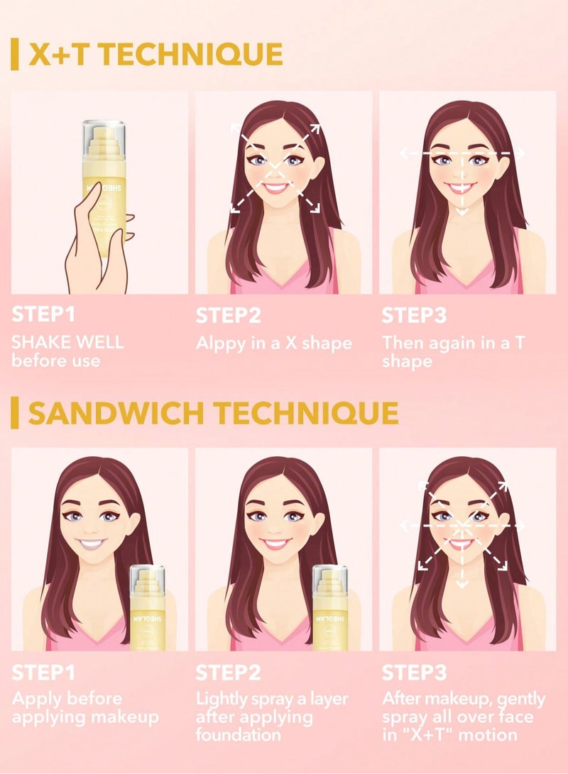 شيجلام Matte Fresh Setting Spray White  - Image 4