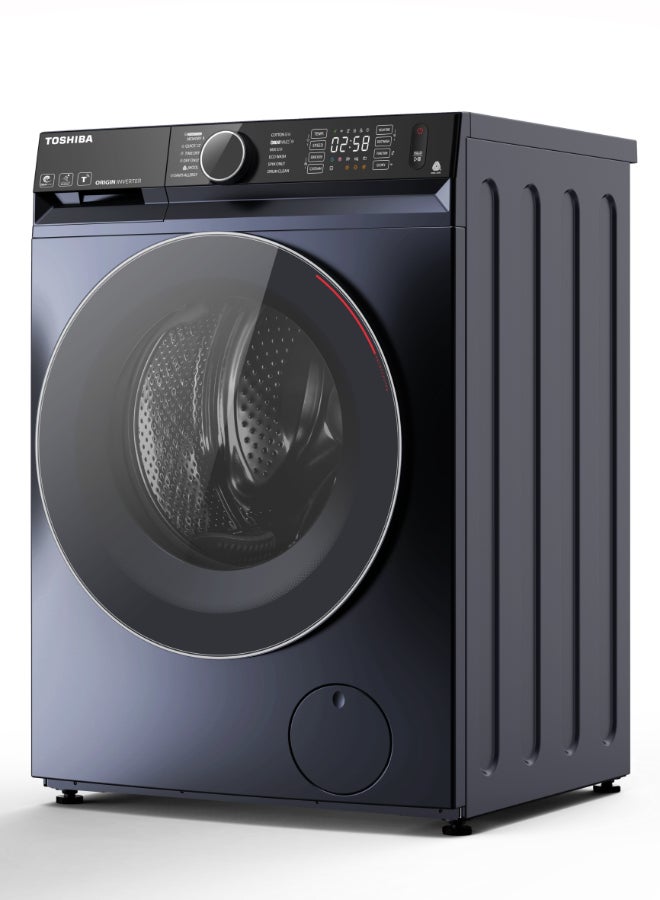 Toshiba - Front Loading Great Waves, Wi-FI-Steam, Inverter Motor, 1400 RPM UFB, Automatic - 10.5 kg TW-BK115GF4EG(MK) Morandi Grey - Image 1