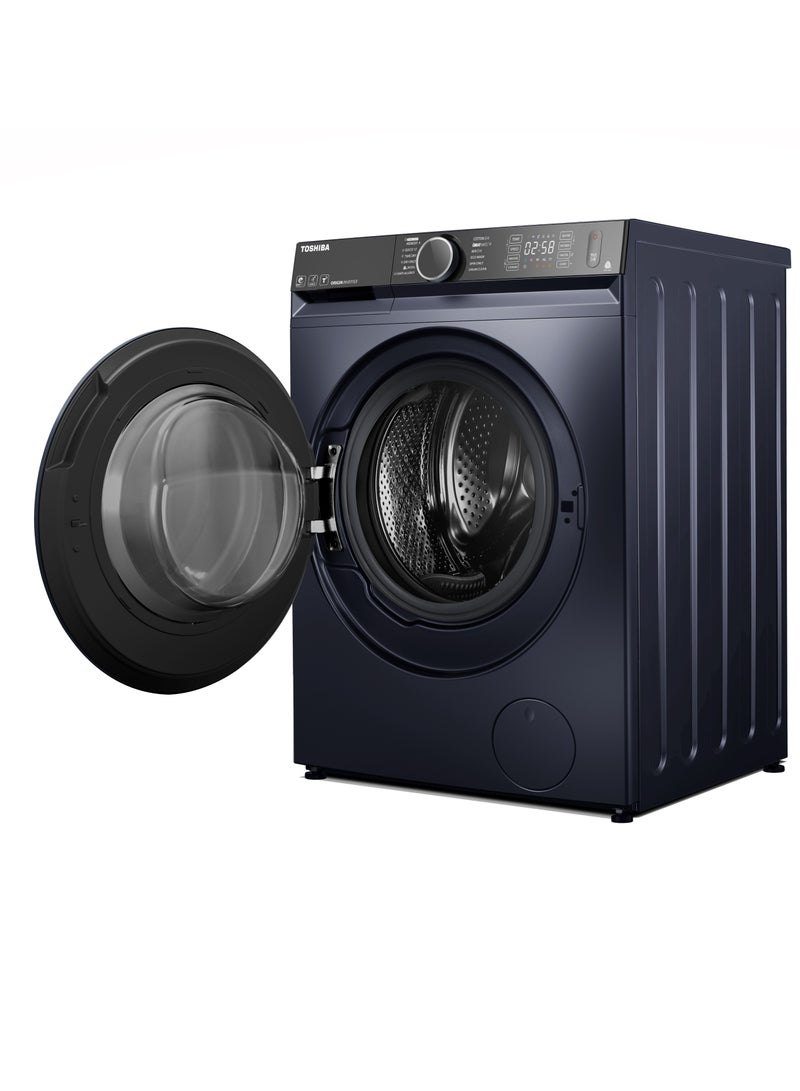 Washing Machine Automatic Ultra Fine Bubbles, the great waves, Steam, WI-FI 9KG Washer + 6KG dryer, Origin Inverter, Morandi Grey 9 kg TWD-BM100GF4EG(MK) Grey