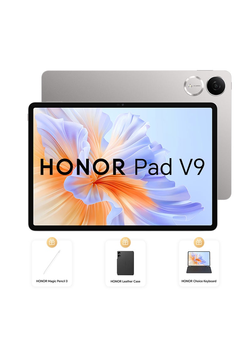 Honor Pad V9 11.5-Inch Gray 12GB RAM 256GB Wi-Fi with Free Honor Choice Keyboard Honor Magic Pencil 3 and Leather Case - Middle East Version - Image 2