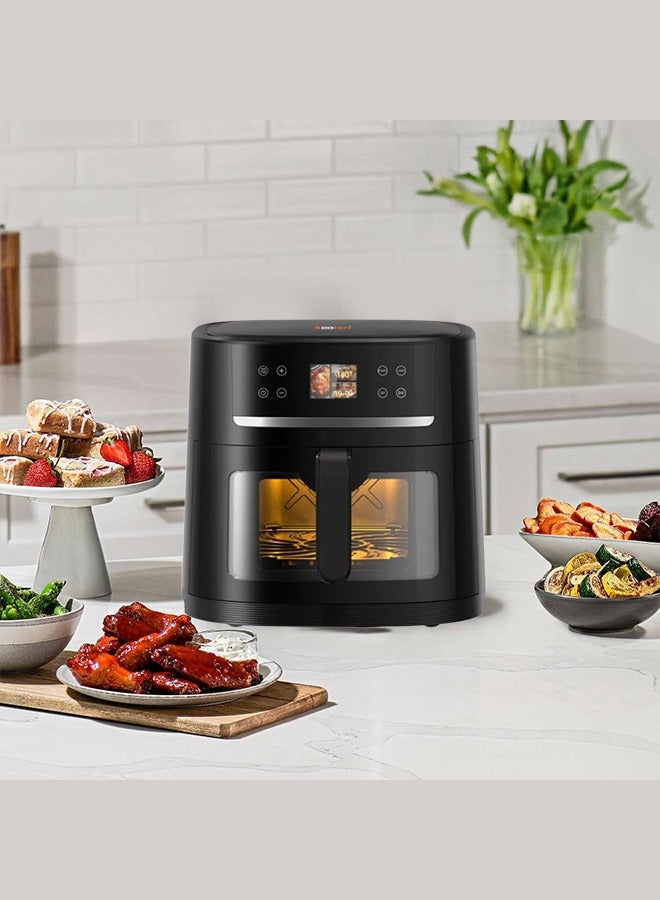 كولن Air Fryer - AI Technology 24 Programs - 8 L 1800 W 816102020 Black  - Image 2