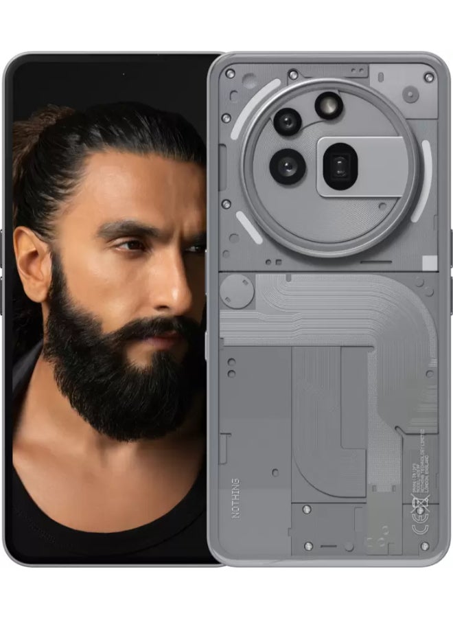 Nothing - Phone (3a) Pro Dual SIM  Grey 12GB AM 256GB  Bundle (CMF Buds + CMF Watch Pro 2 ) - Middle East Version - Image 1