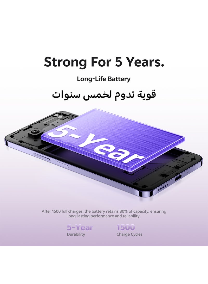 فيفو - Y39 5G Dual SIM Royal Purple 8GB RAM 256GB With TWS Earbuds And 24-Month Warranty - Middle East Version - Image 1