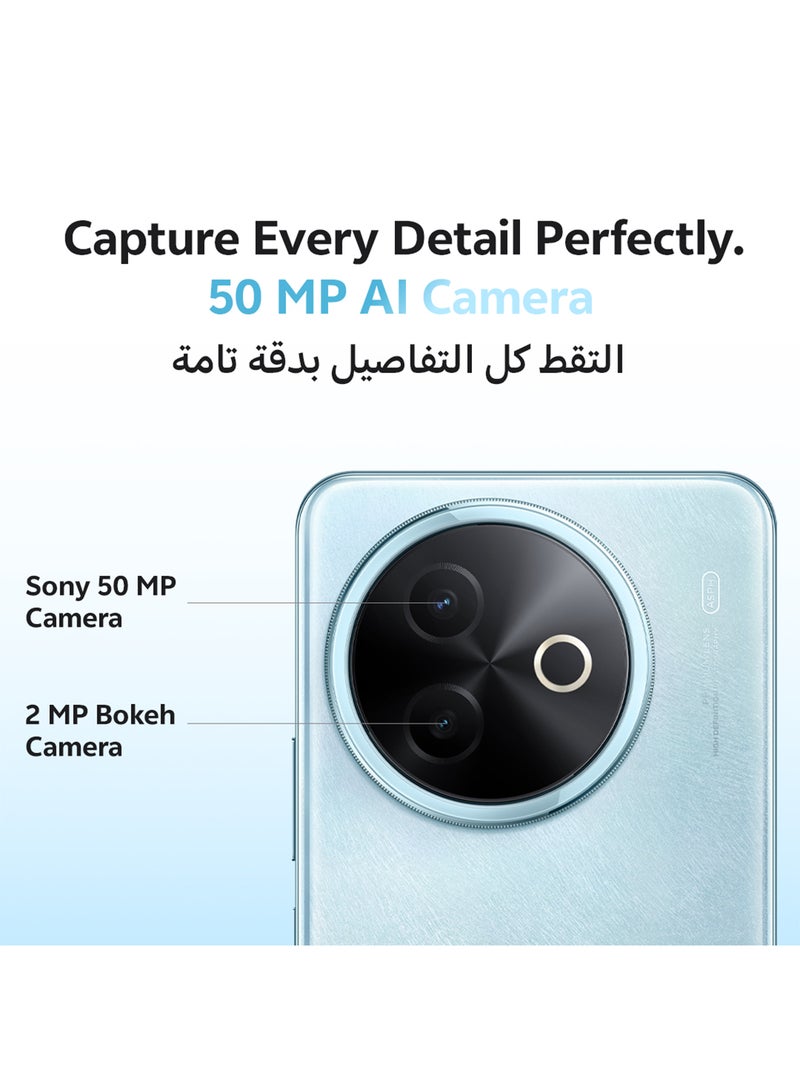 فيفو - Y39 5G Dual SIM Ocean Blue 8GB RAM 256GB With Fitness Band And 24-Month Warranty - Middle East Version - Image 1