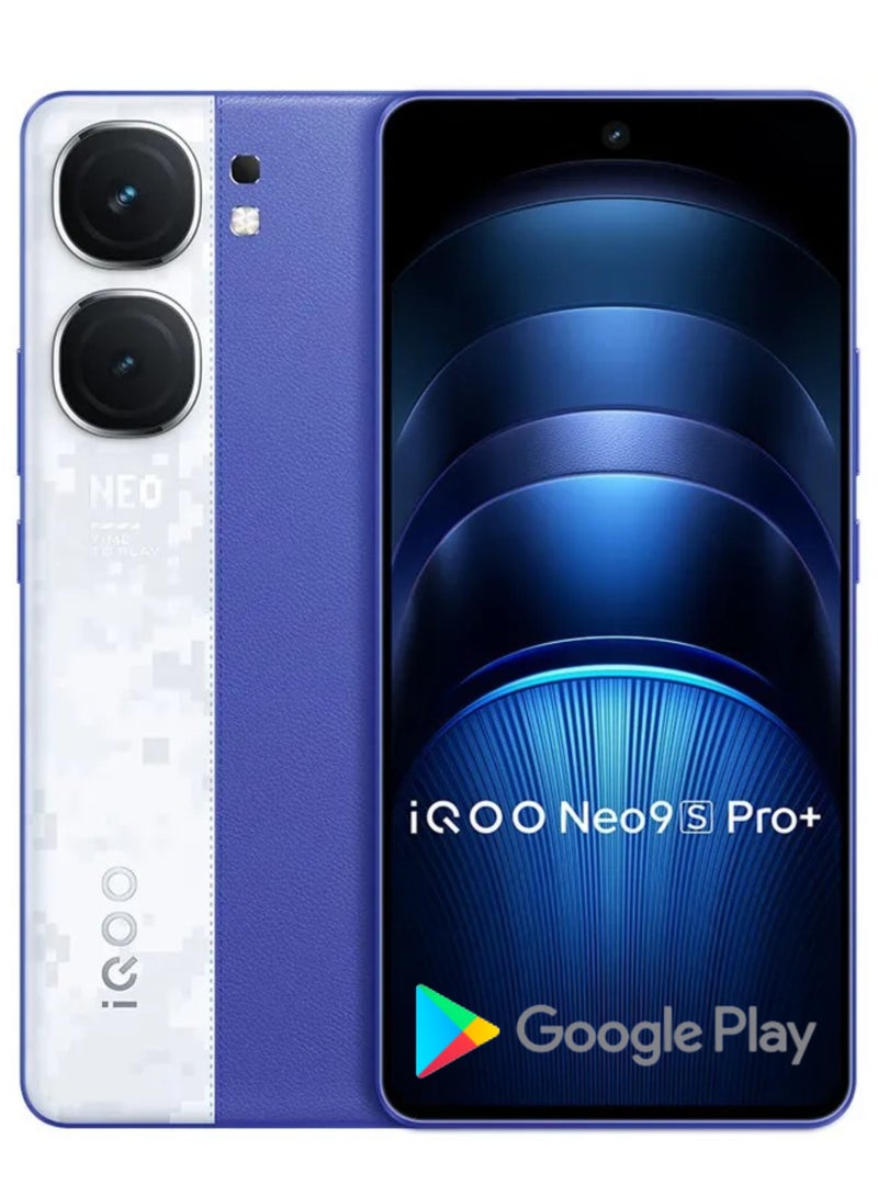 iQOO - Neo 9S Pro Plus 12GB+256GB 5500mAh Battery 120W SuperVOOC Snapdragon 8 Gen 3 6.78”144Hz AMOLED Display 50MP IMX921 OIS, delivers lightning-fast speeds for seamless multitasking and gaming Mobile Blue Google play Chinese version - Image 1