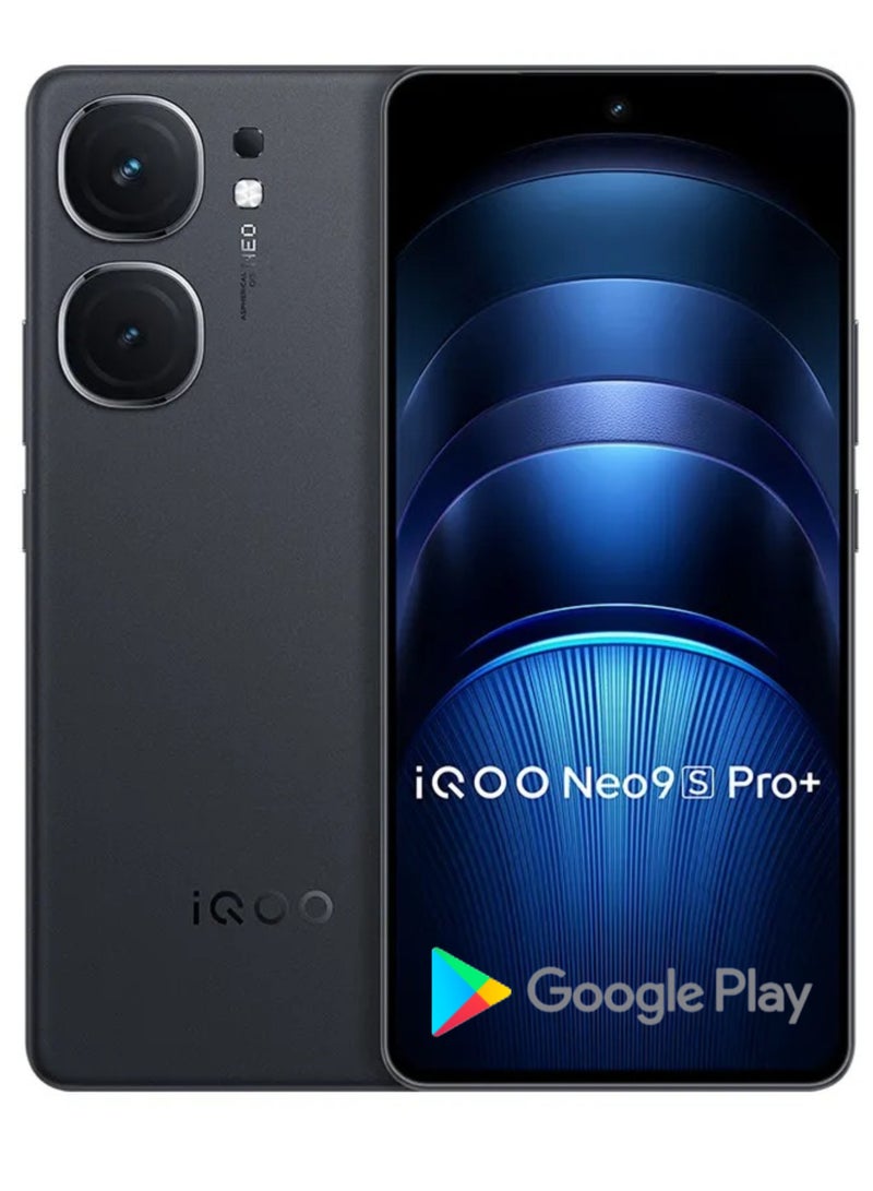 iQOO Neo 9S Pro Plus 16GB+512GB 5500mAh Battery 120W SuperVOOC Snapdragon 8 Gen 3 6.78”144Hz AMOLED Display 50MP IMX921 OIS, delivers lightning-fast speeds for seamless multitasking and gaming Mobile Black Google play Chinese version  - Image 1