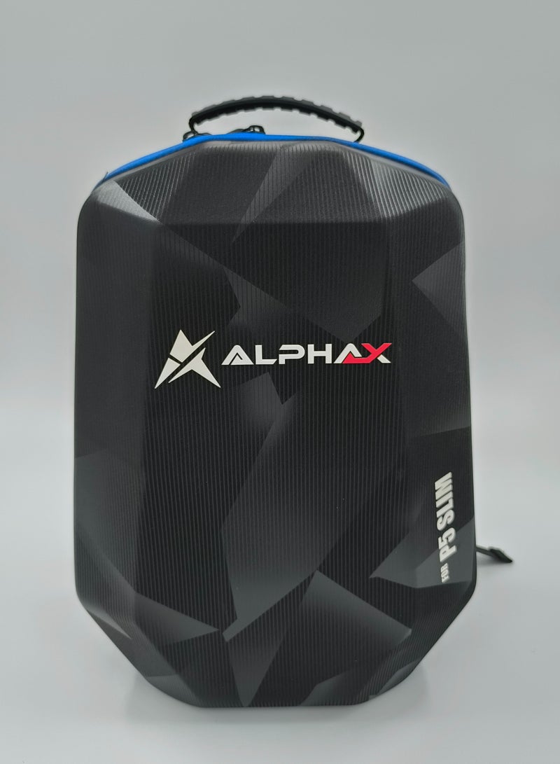 Alpha X PlayStation 5 Slim HardShell Travel Backpack - Black / Blue  - Image 1