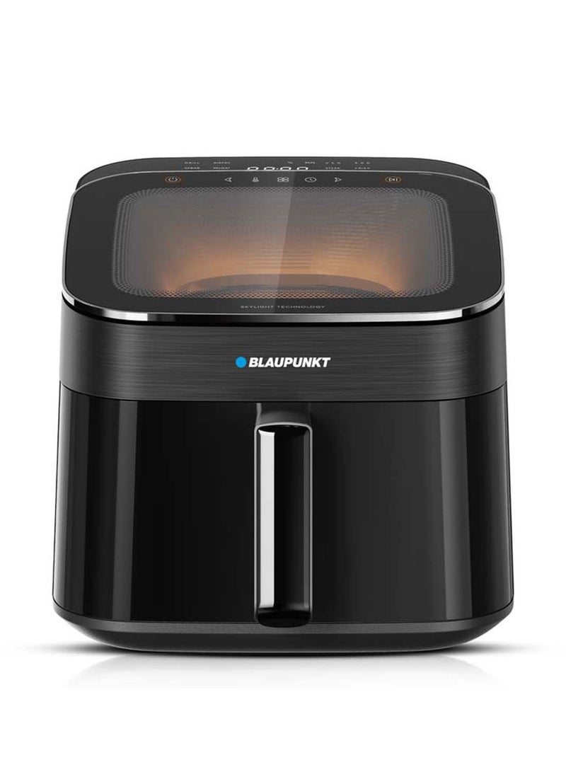 Blaupunkt Digital Air Fryer 1700W – Skylight Top Window, 6.5L Basket, 12 Preset Menus, LED Display, Rapid Air Circulation, Bladeless Fan, Cool-Touch Design, Easy to Clean, 2-Year Warranty 6.5 L 1700 W KAW717 Black - Image 1