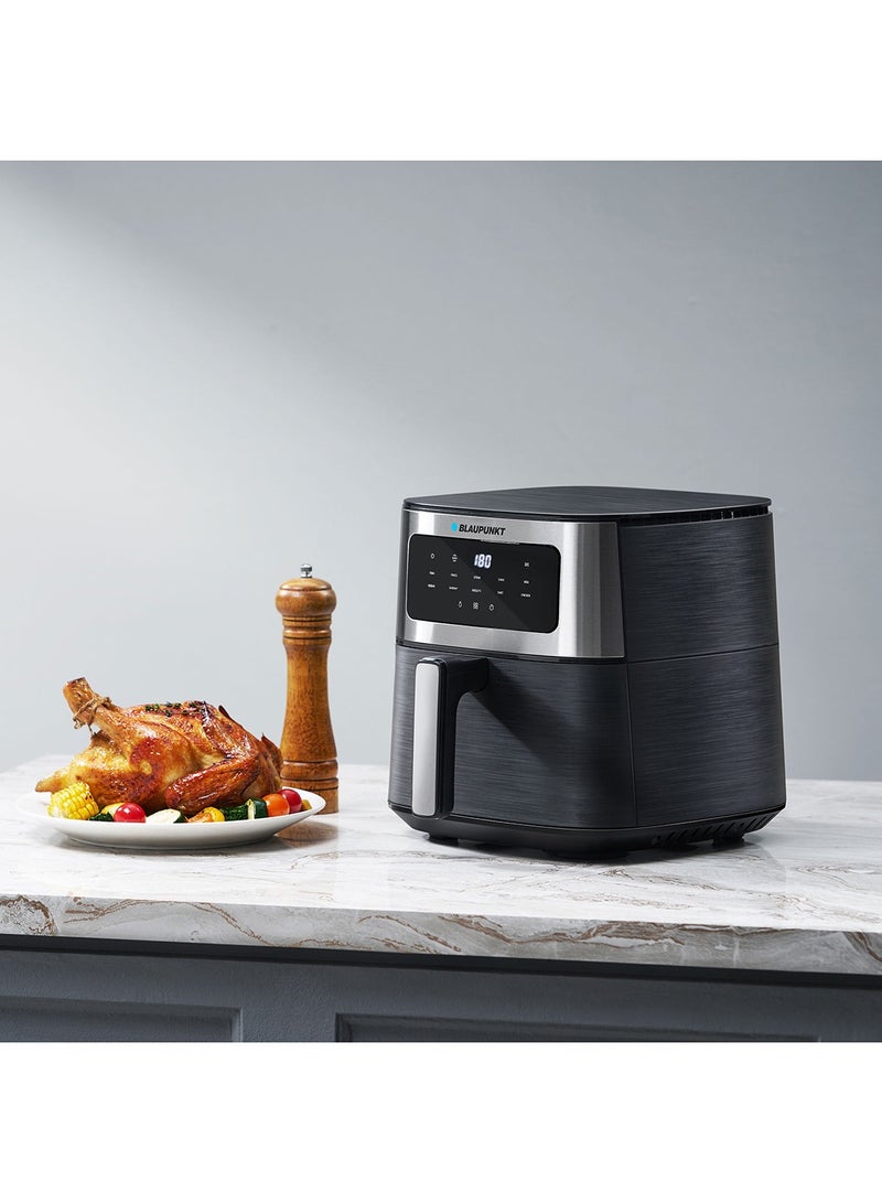 Blaupunkt - Digital Air Fryer, 8 Preset Menus, LED Display 5 L 1500 W KAD515 Stainless Steel/Black - Image 1