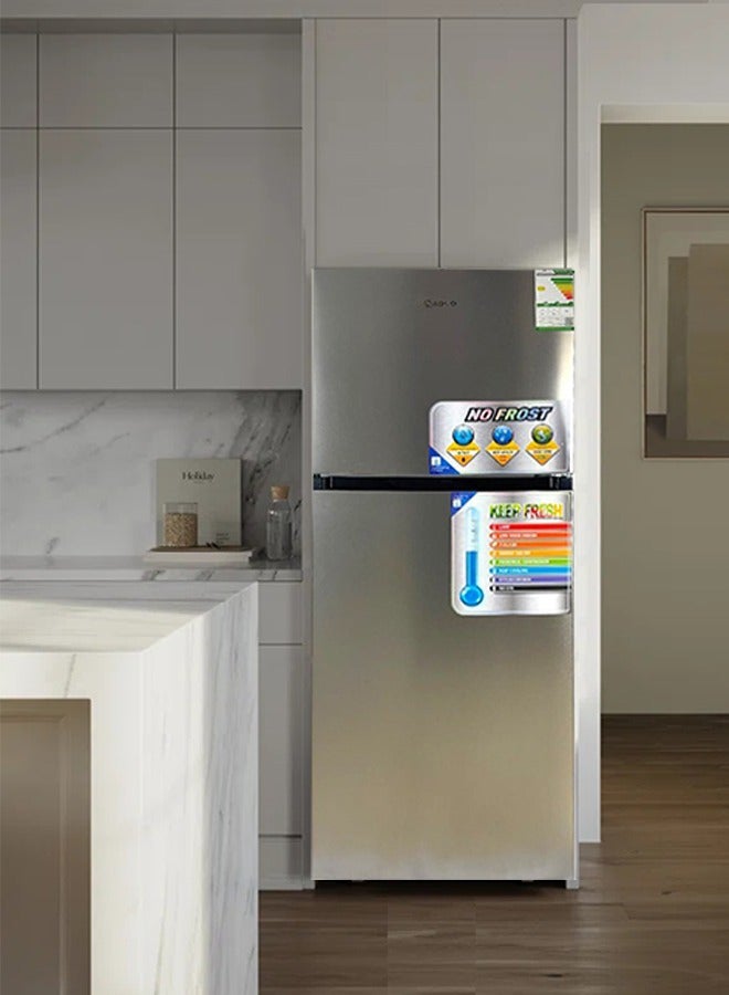نادكو Double door refrigerator - 14 Feet - NC445NF Steel  - Image 3