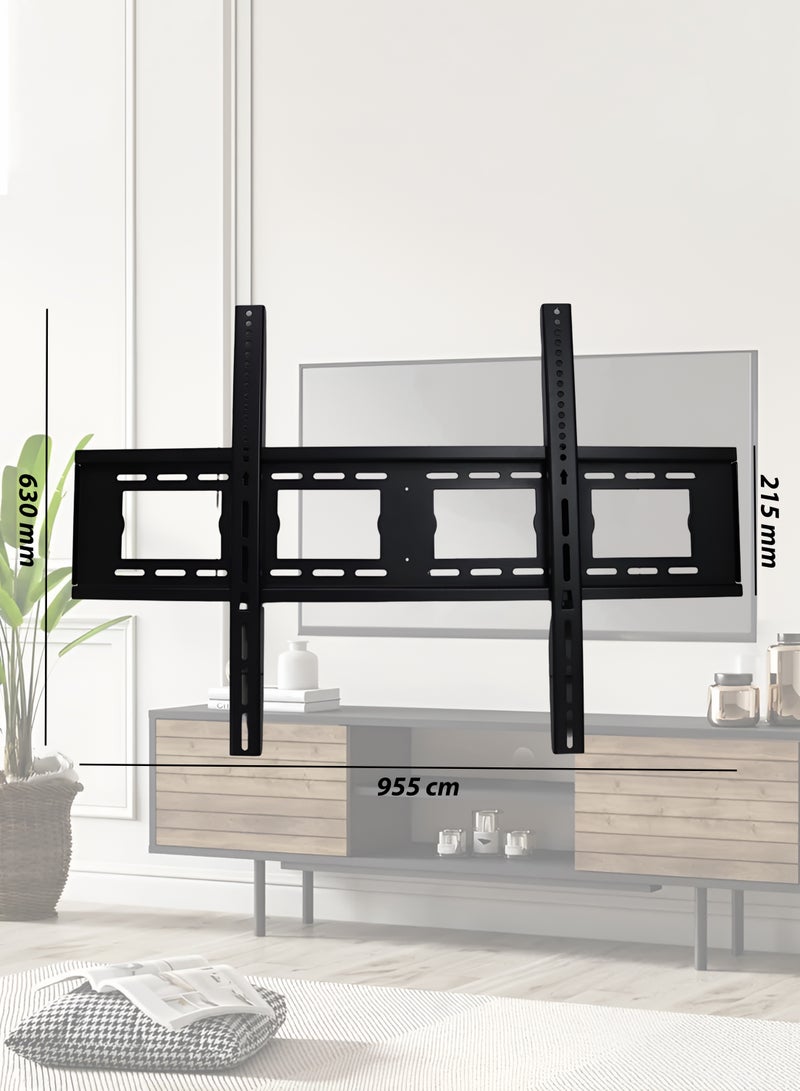 Toshionics Heavy Duty Flat Panel TV Wall Mount Bracket for 60’’-110’’ Screens LED LCD OLED TV’s Ultra Strong Steel TV Wall Mount Bracket TV Stand Television Stand for 60-110 Inch Load Capacity 200kg black - Image 5
