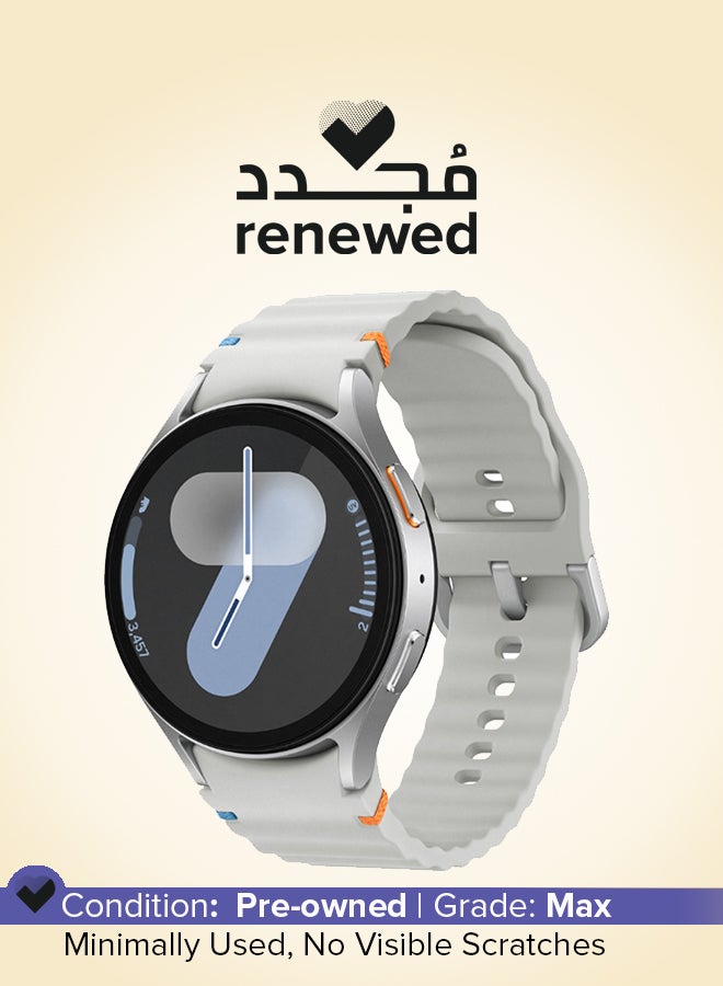 Samsung Renewed - Galaxy Watch7 44mm Smartwatch Aluminium Case With Sport Band Silver  - Image 1