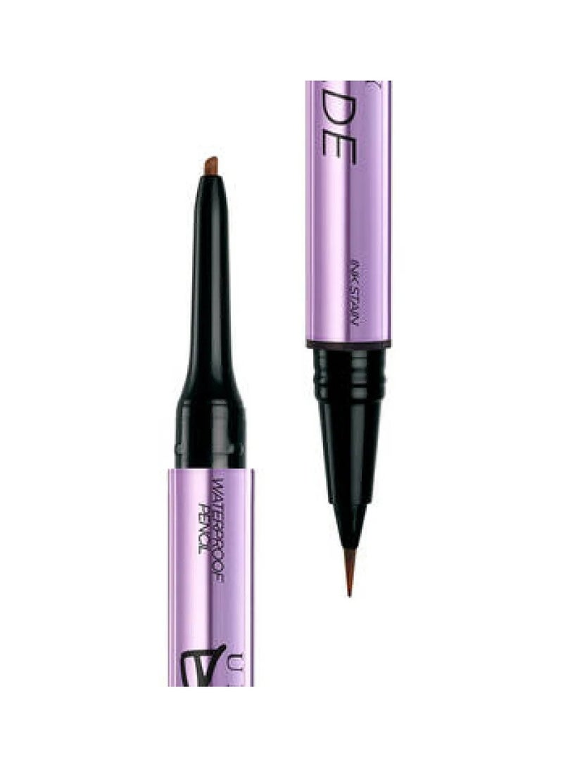 إيربن ديكاي Brow Blade Auburn (0.05 Waterproof Pencil + 0.4 Ink Stain), 0.45 Oz Gingersnap  - Image 2