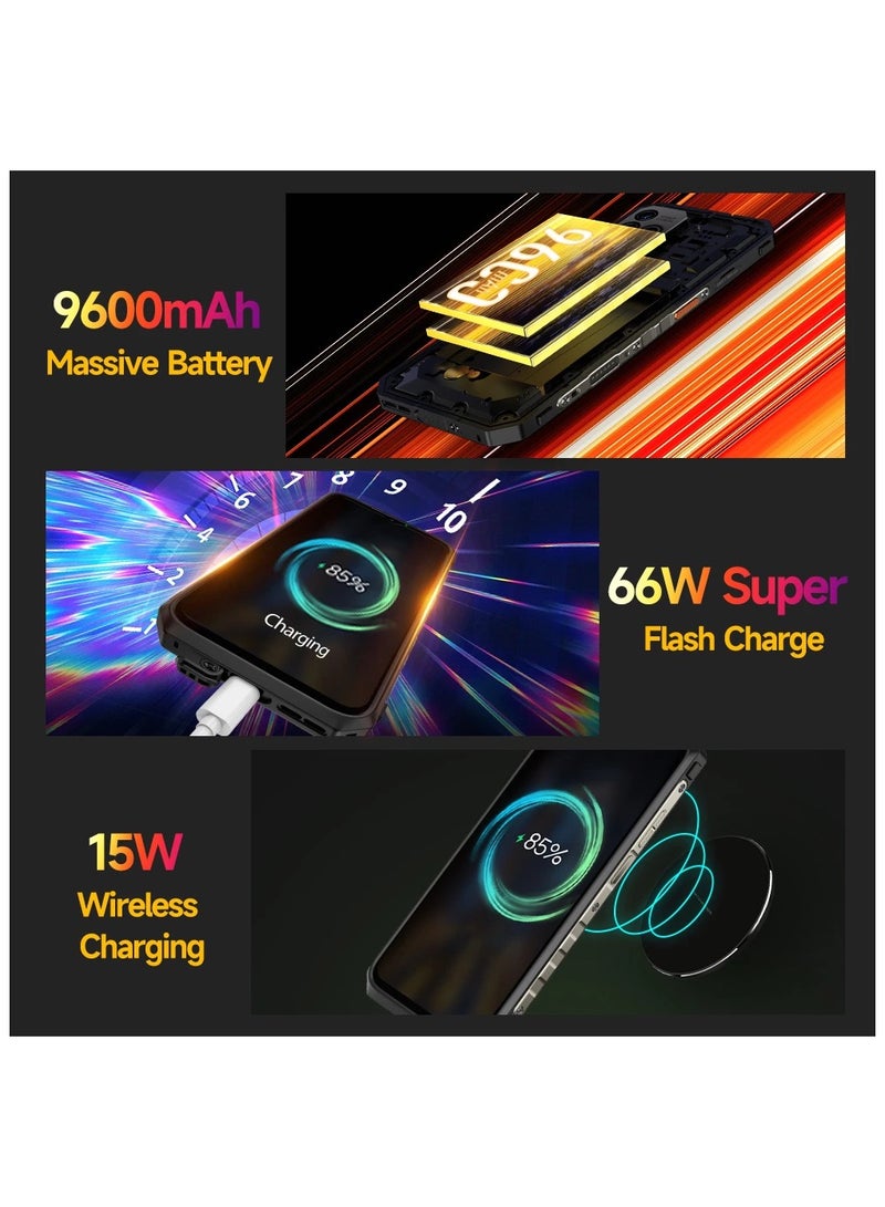 أوليفون كاميرا تصوير حراري Power Armor 19T FLIR® هاتف متين 17GB RAM +256GB ROM Helio G99 66W للهواتف المحمولة - Image 4